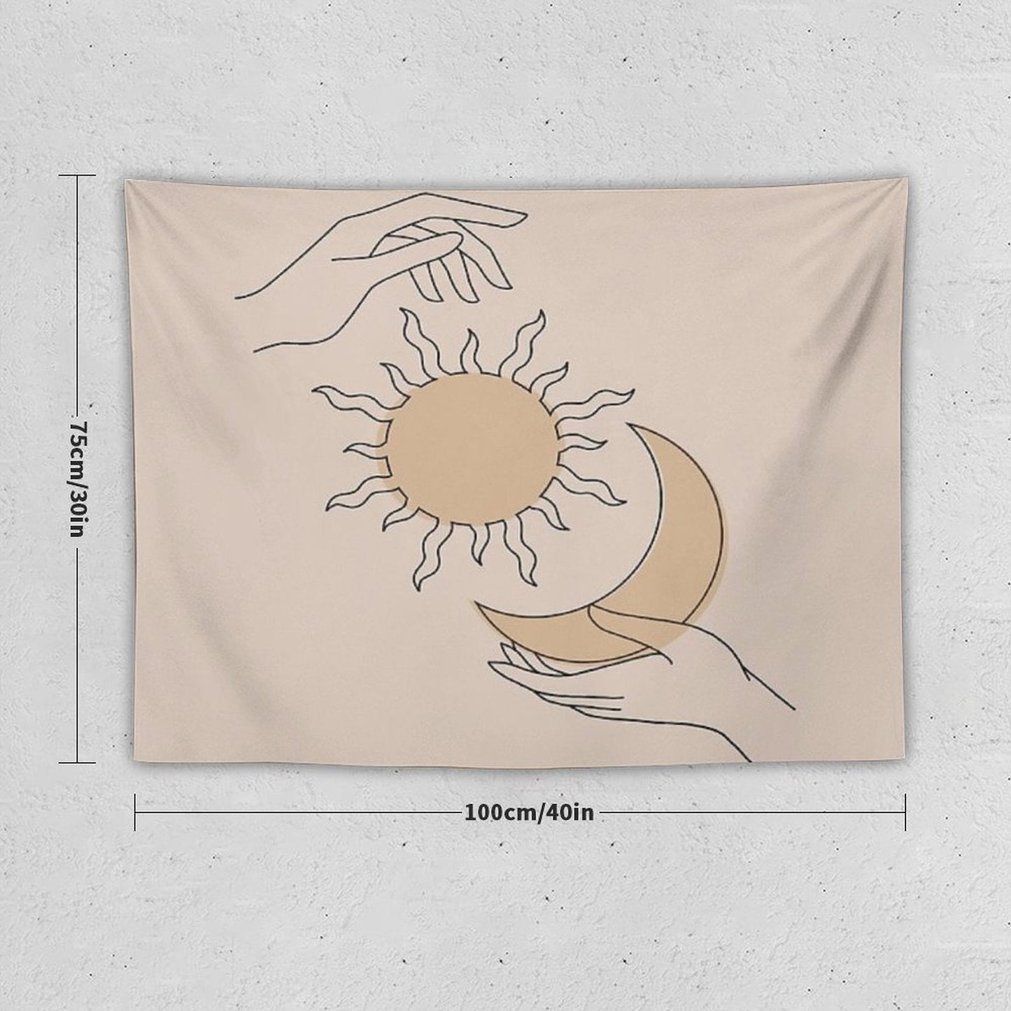 Sun And Moon Tapestry