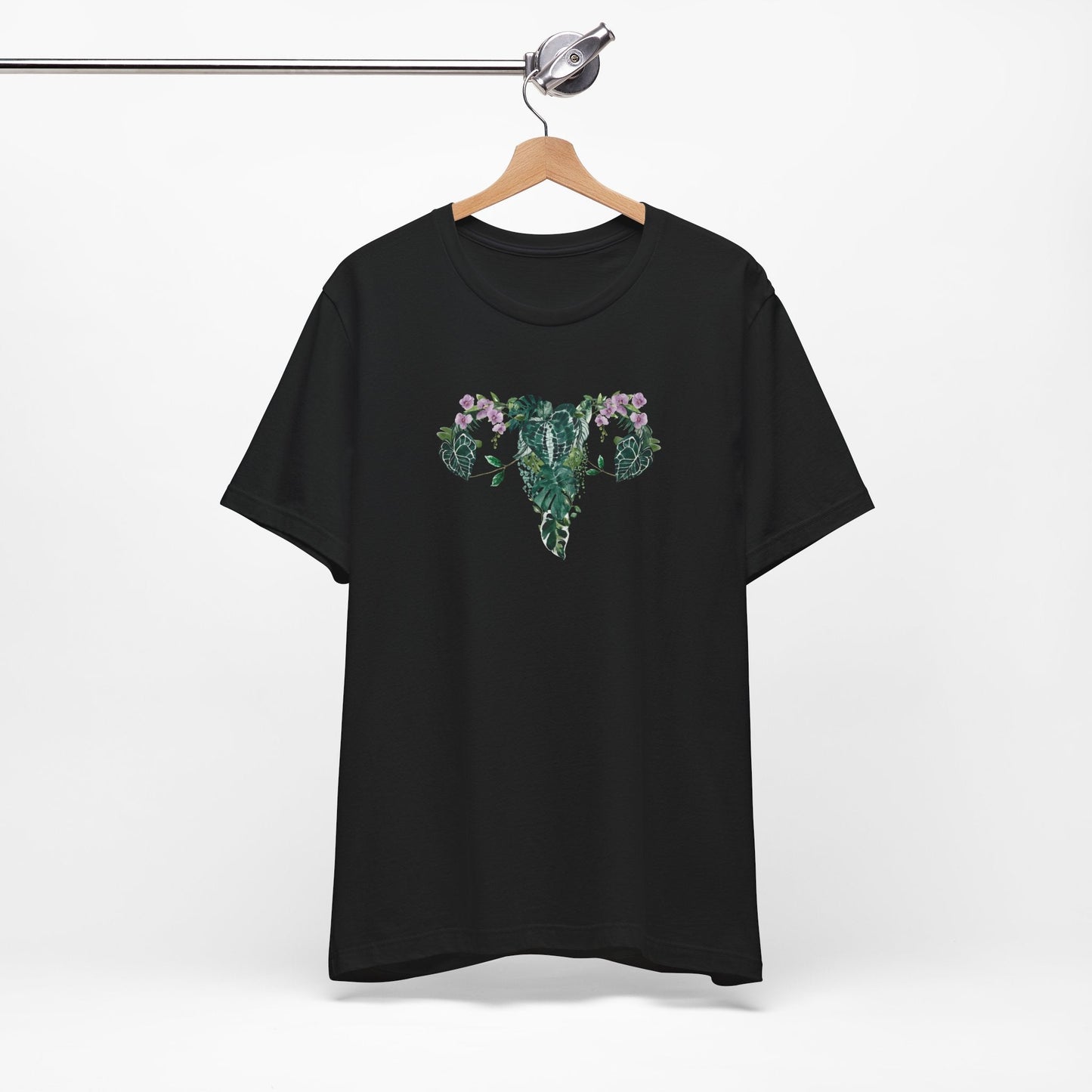 Uterus with plants tshirt. My body,, my rules my choice shirt. Proud Feminist shirt