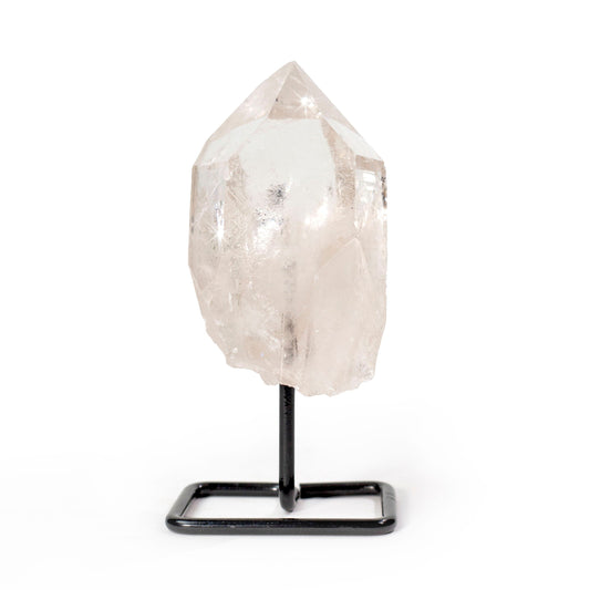 Quartz Point Cluster on Post Stand – Small Natural Crystal Display