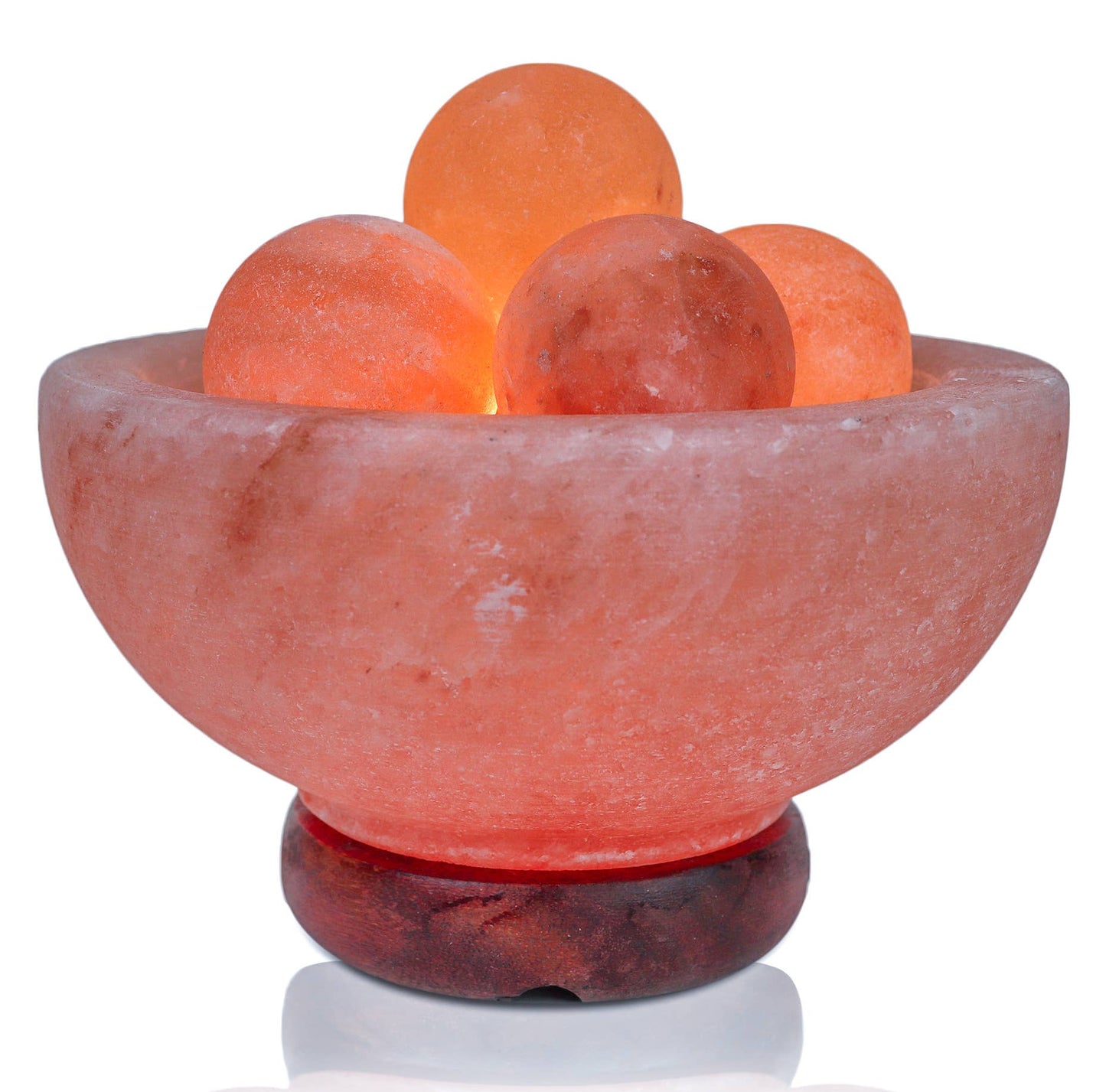 Himalayan Salt Lamp/Bowl with Massage Balls