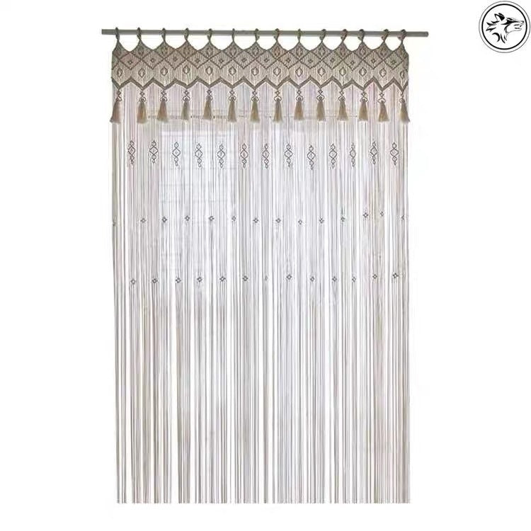 Hand-Woven Macrame Bohemian Curtains