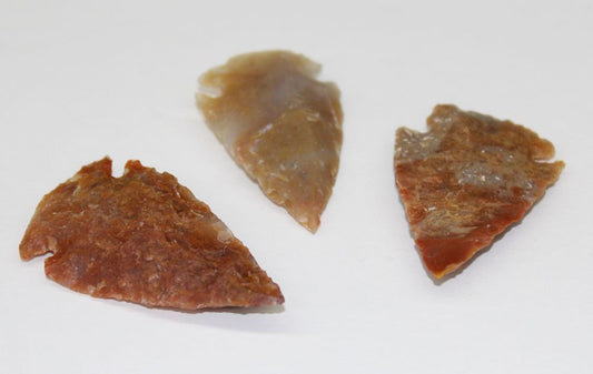 Genuine Arrowheads – 1.5" Carved Stone Points