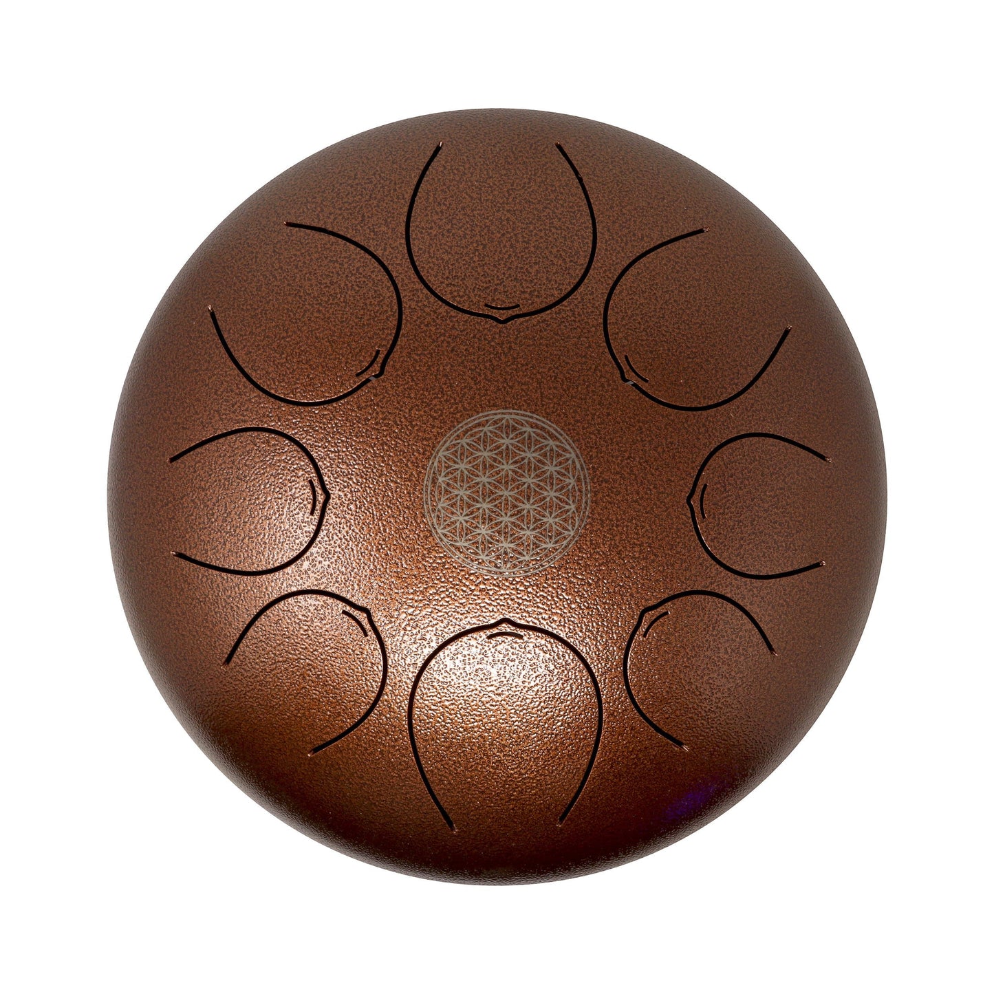 20cm Pentatonic Steel Singing Drum - Metal Red