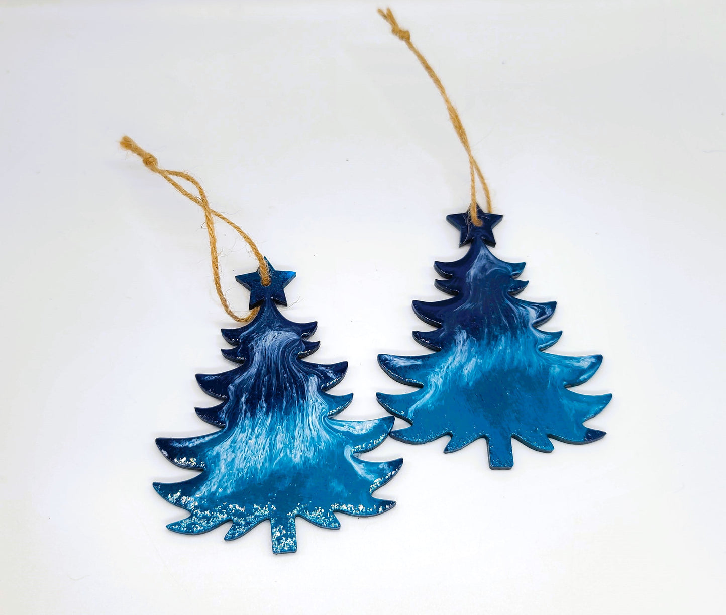 14 Resin & Wood Sealife Ornaments