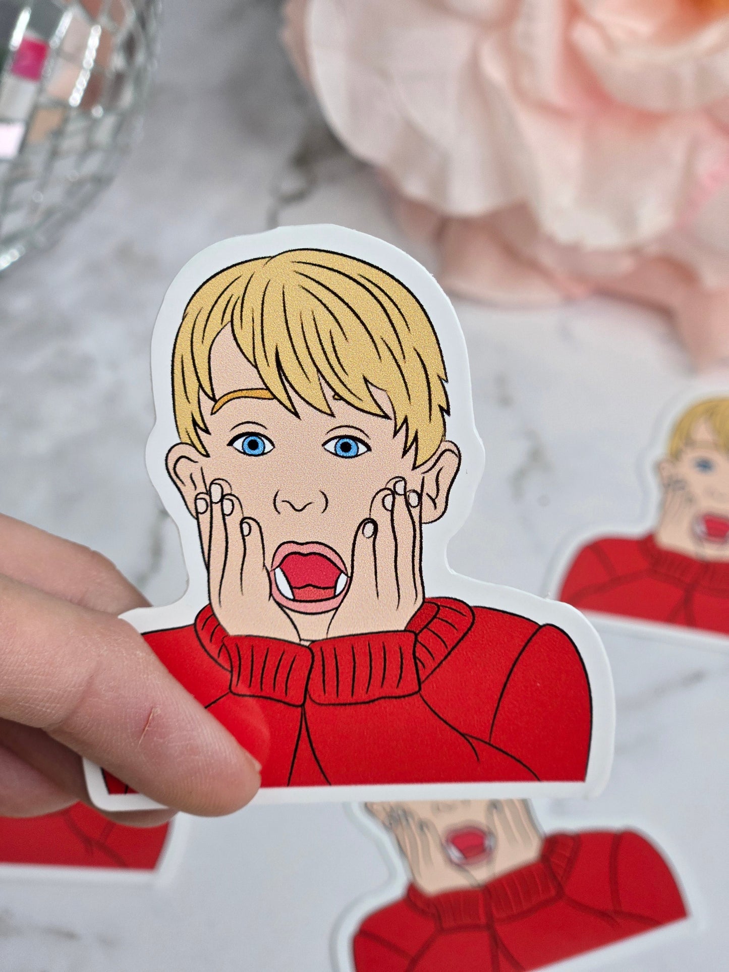 I made my family disappear sticker