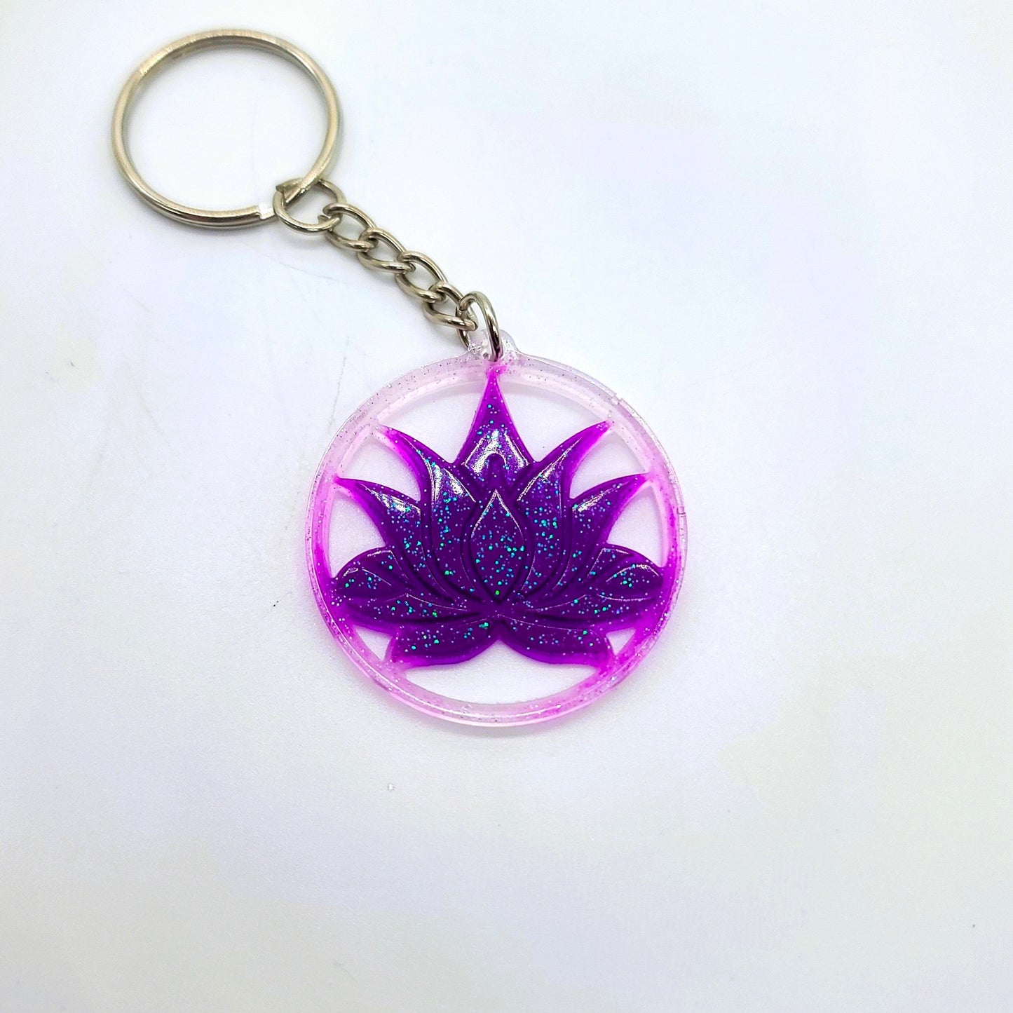 Lotus Flower Key Chain