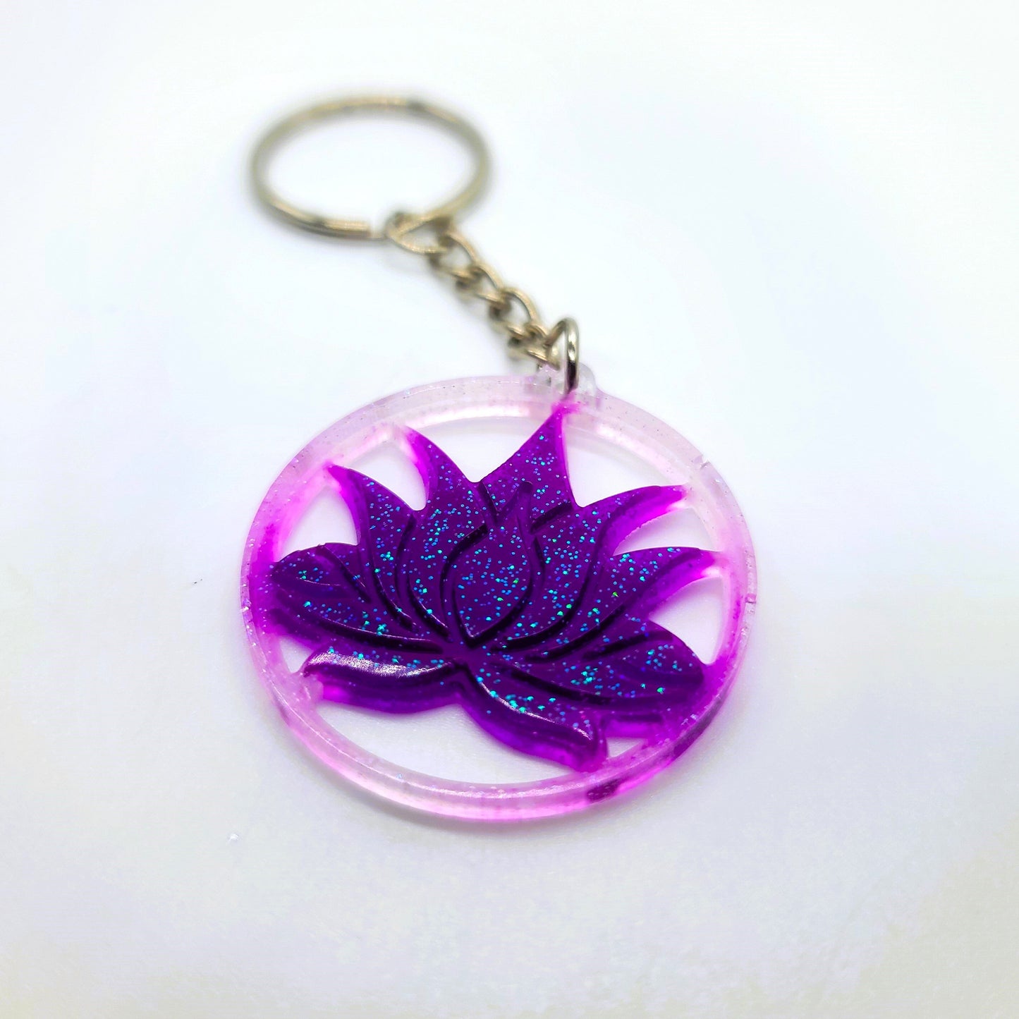 Lotus Flower Key Chain