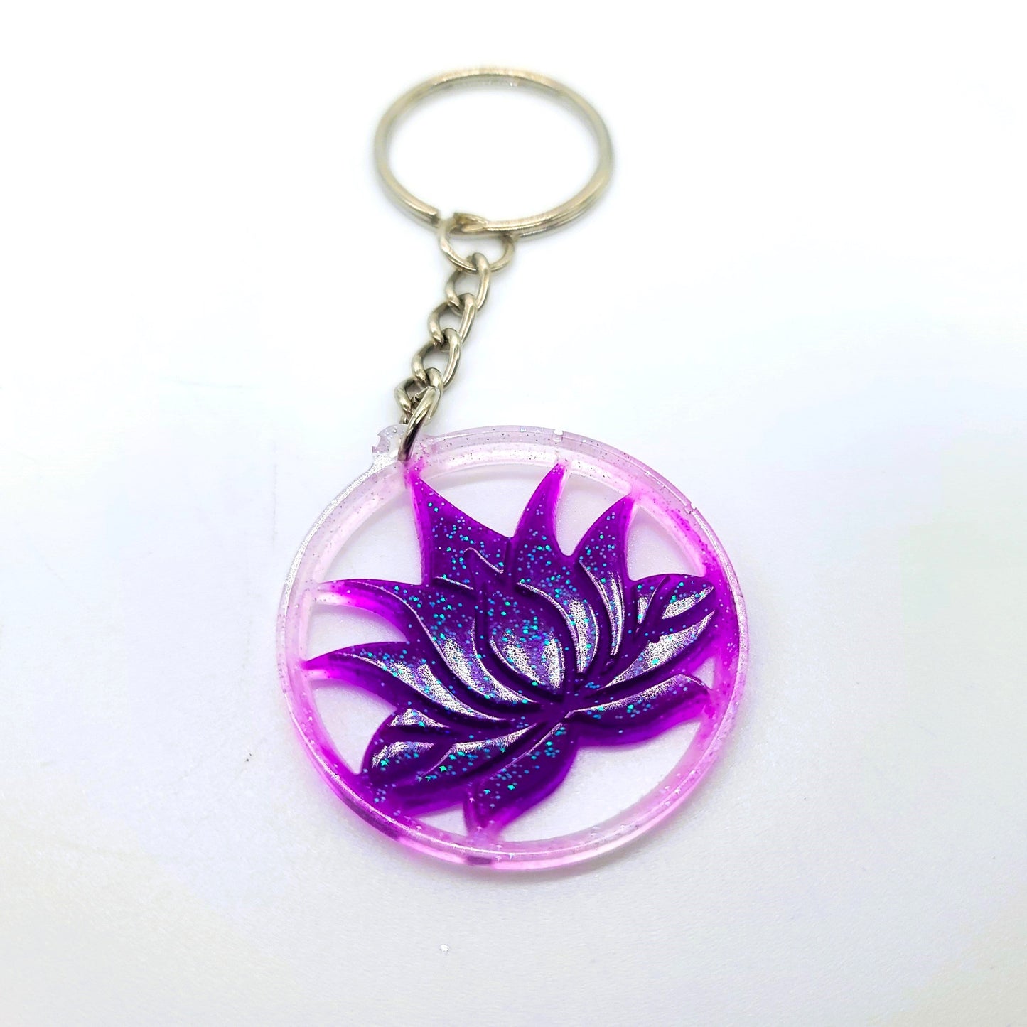 Lotus Flower Key Chain
