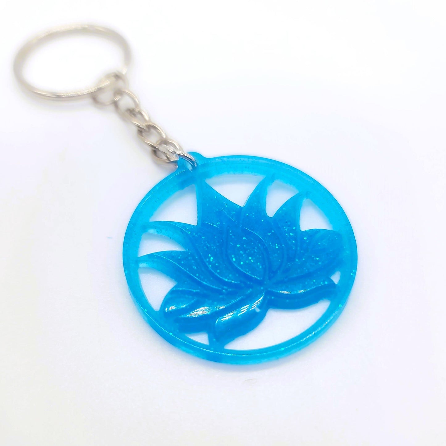 Lotus Flower Key Chain