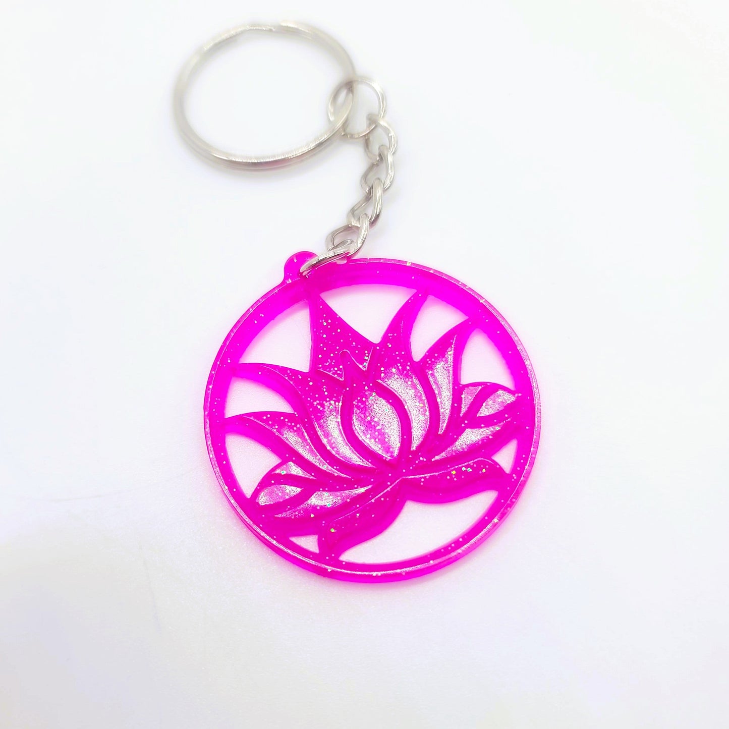 Lotus Flower Key Chain