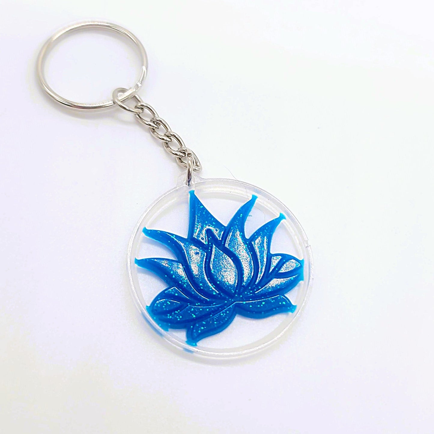 Lotus Flower Key Chain