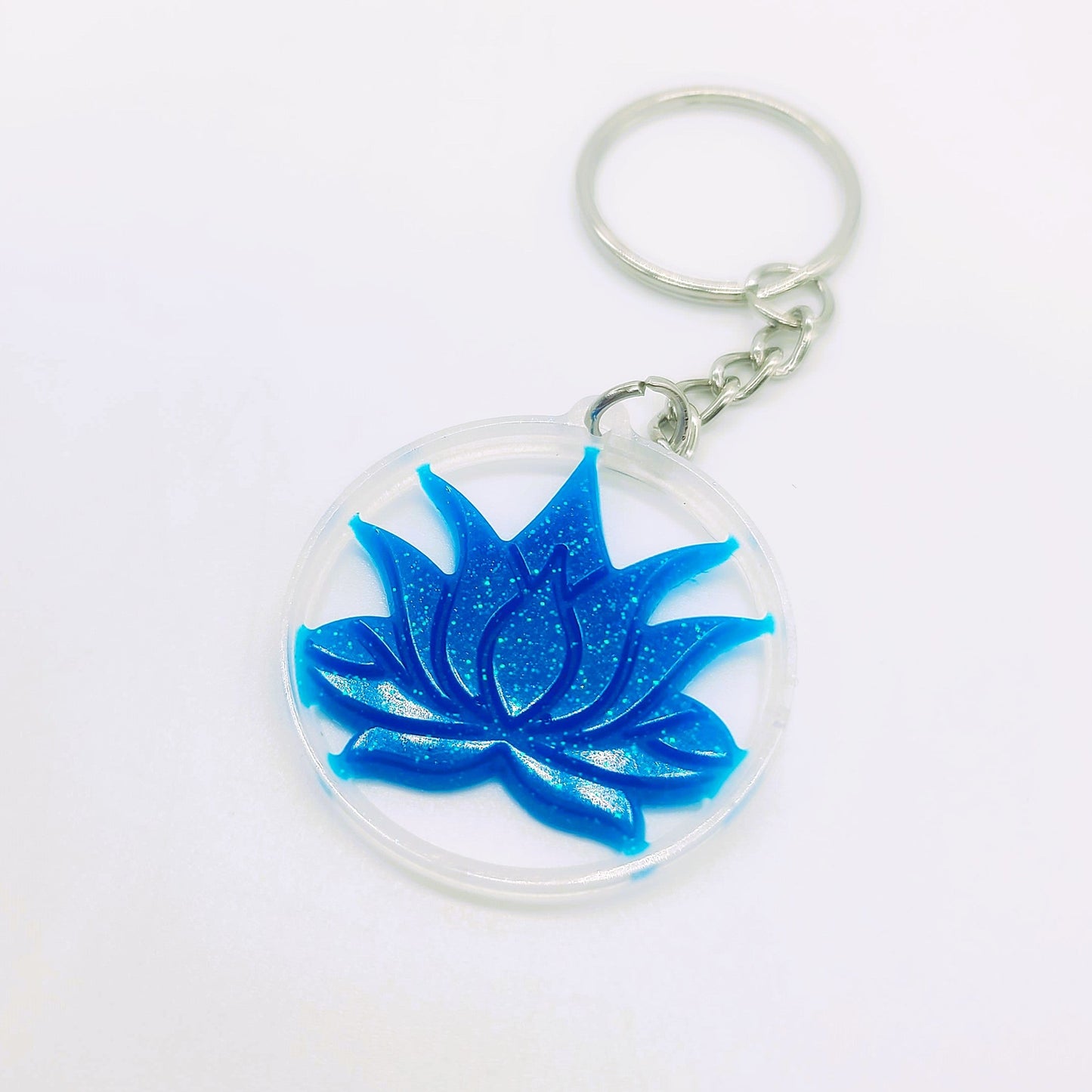 Lotus Flower Key Chain