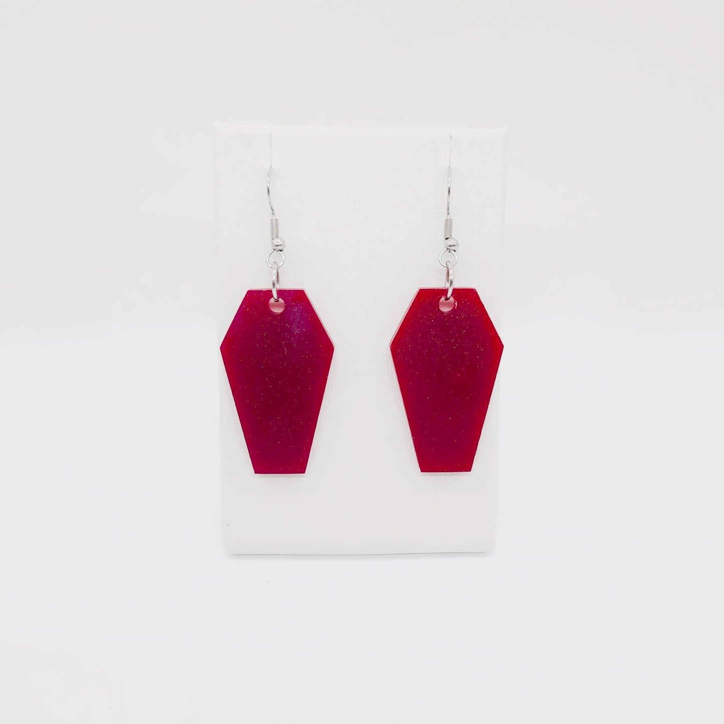 Holographic Coffin Earrings