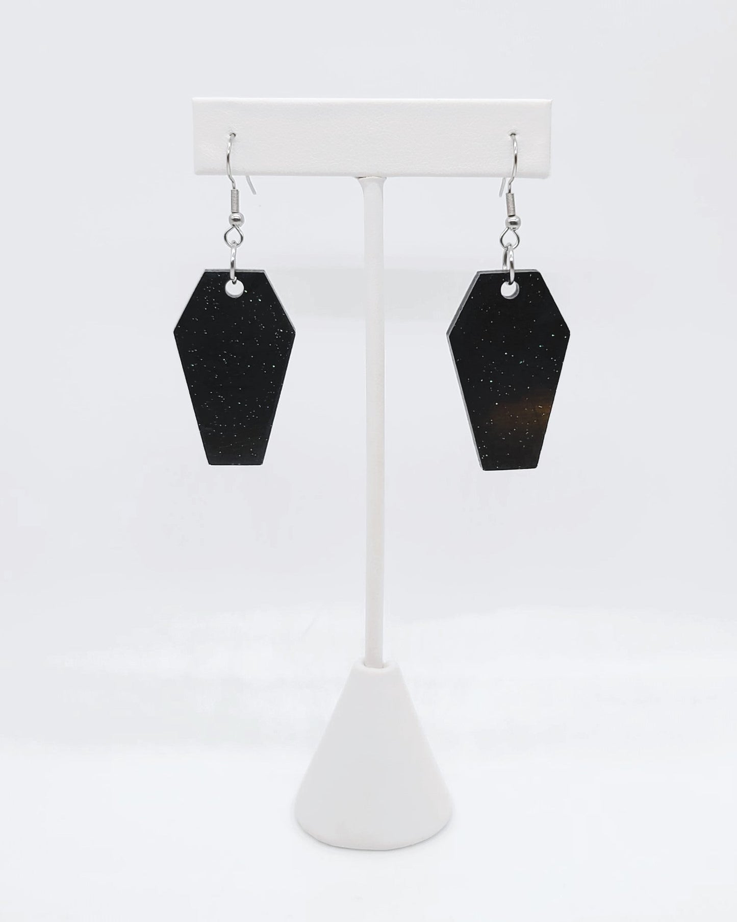 Holographic Coffin Earrings