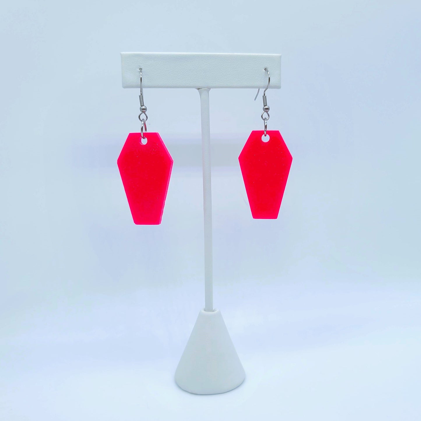 Holographic Coffin Earrings
