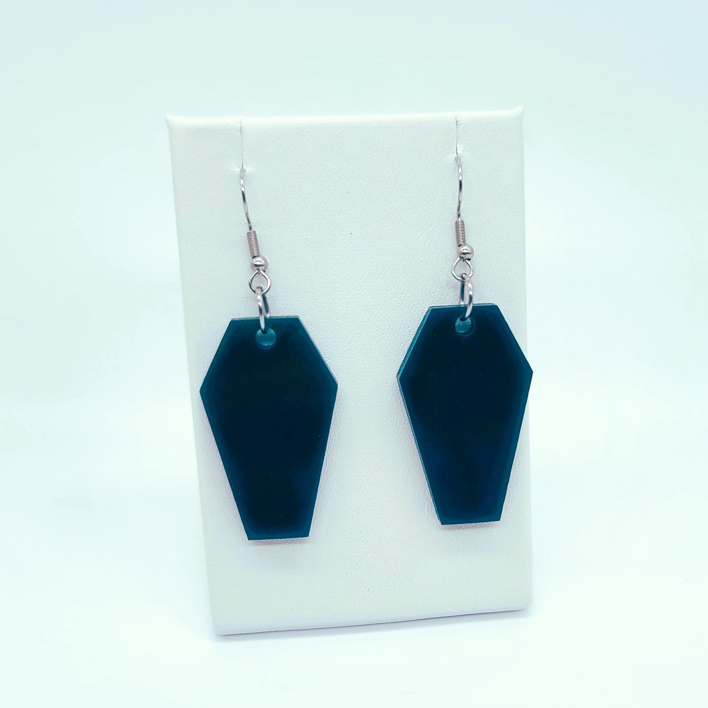 Holographic Coffin Earrings