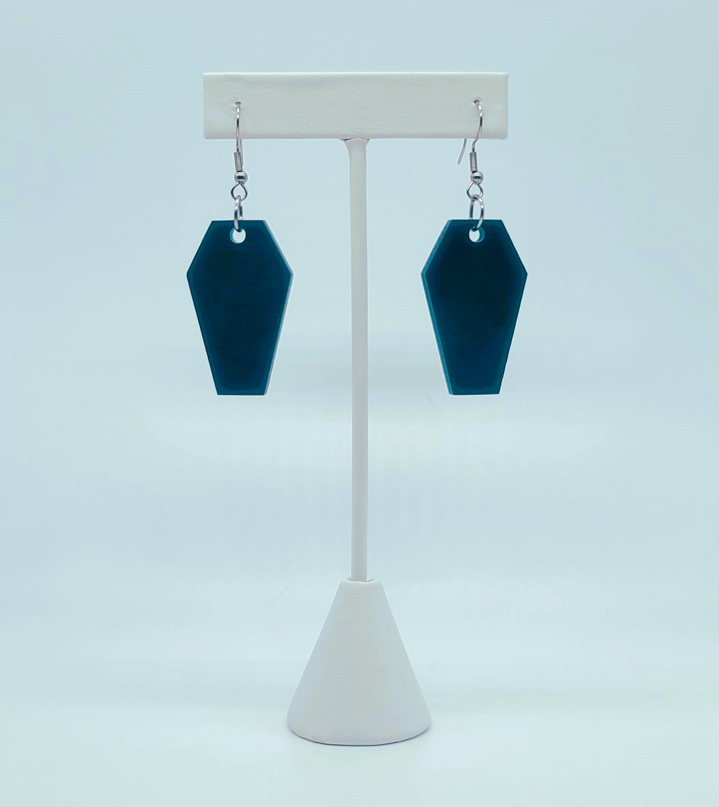 Holographic Coffin Earrings
