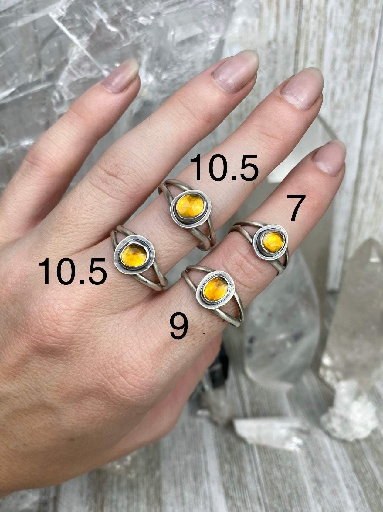 Citrine in Sterling Silver Ring