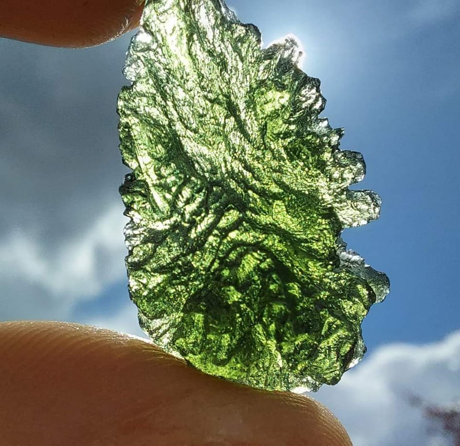 Geniune Moldavite Pieces