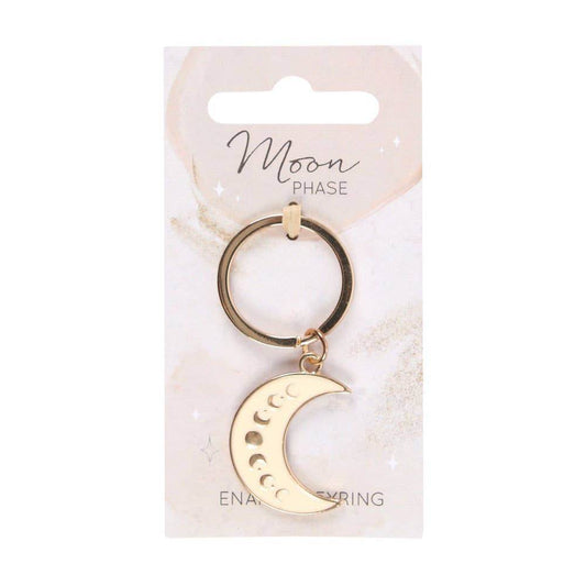 Moon Phase Celestial Keychain