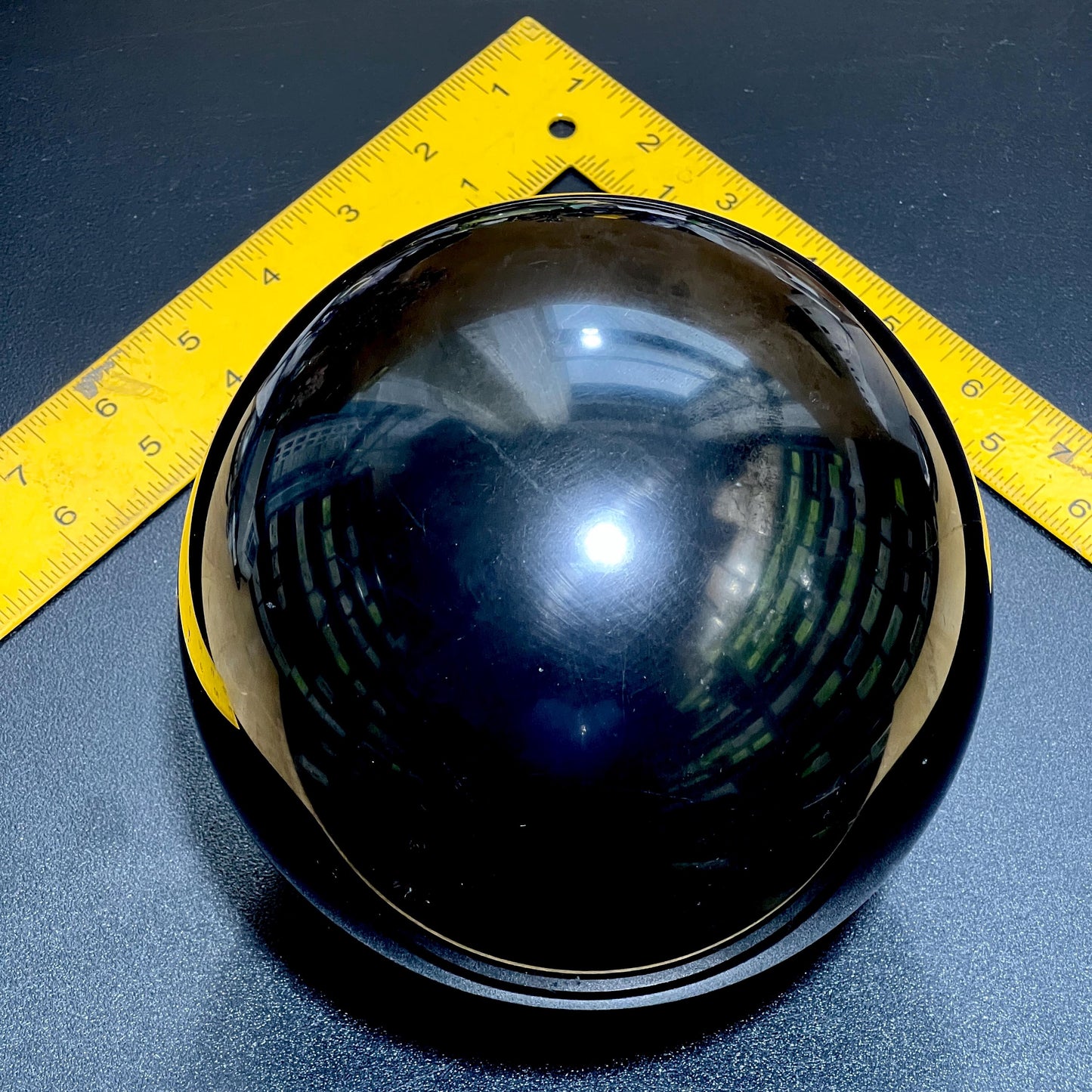9+ lbs!! XL Karelian Black Shungite Sphere (6 Inch !)