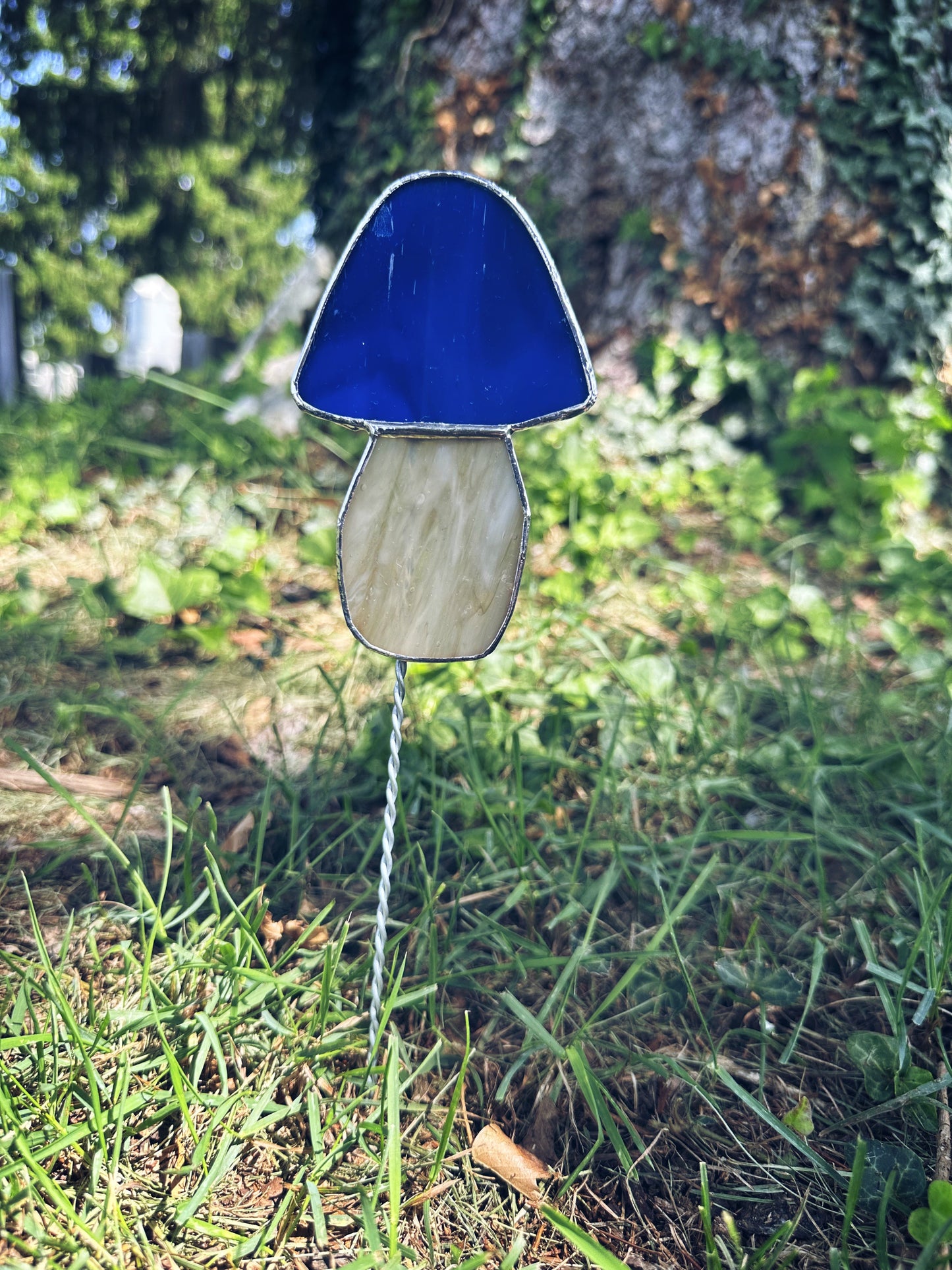 Mushroom Garden Stake