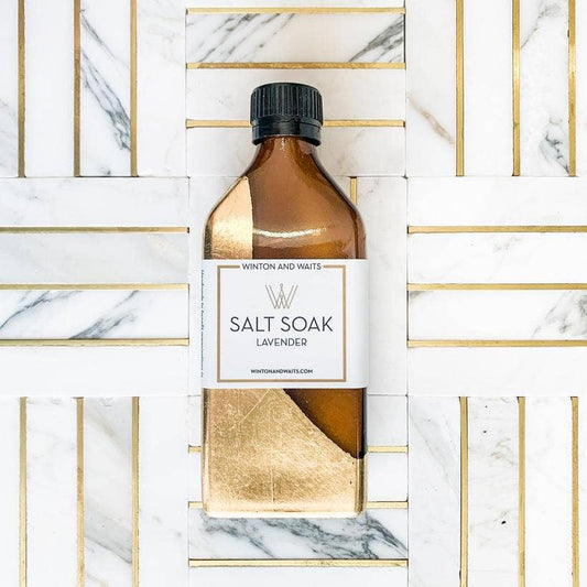 Lavender Large Salt Soak