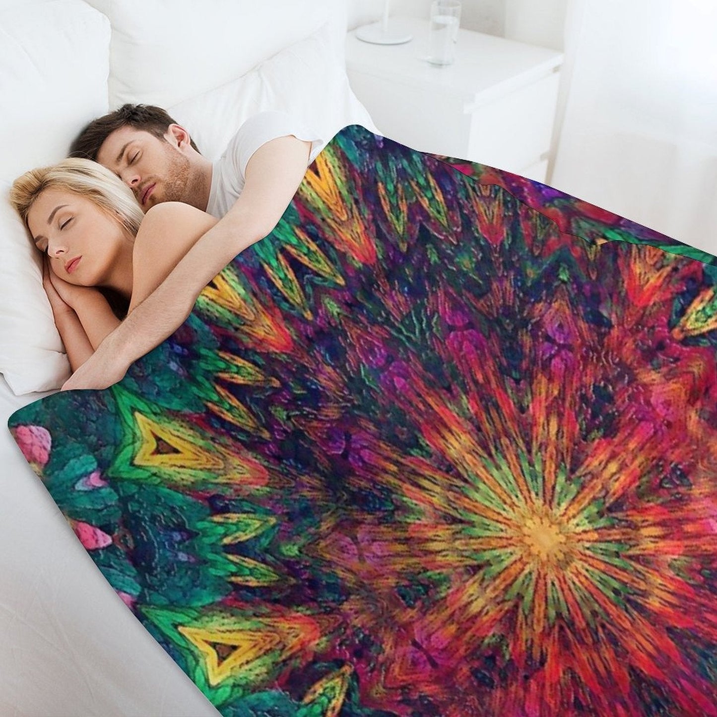 Mandala Love Throw Blanket