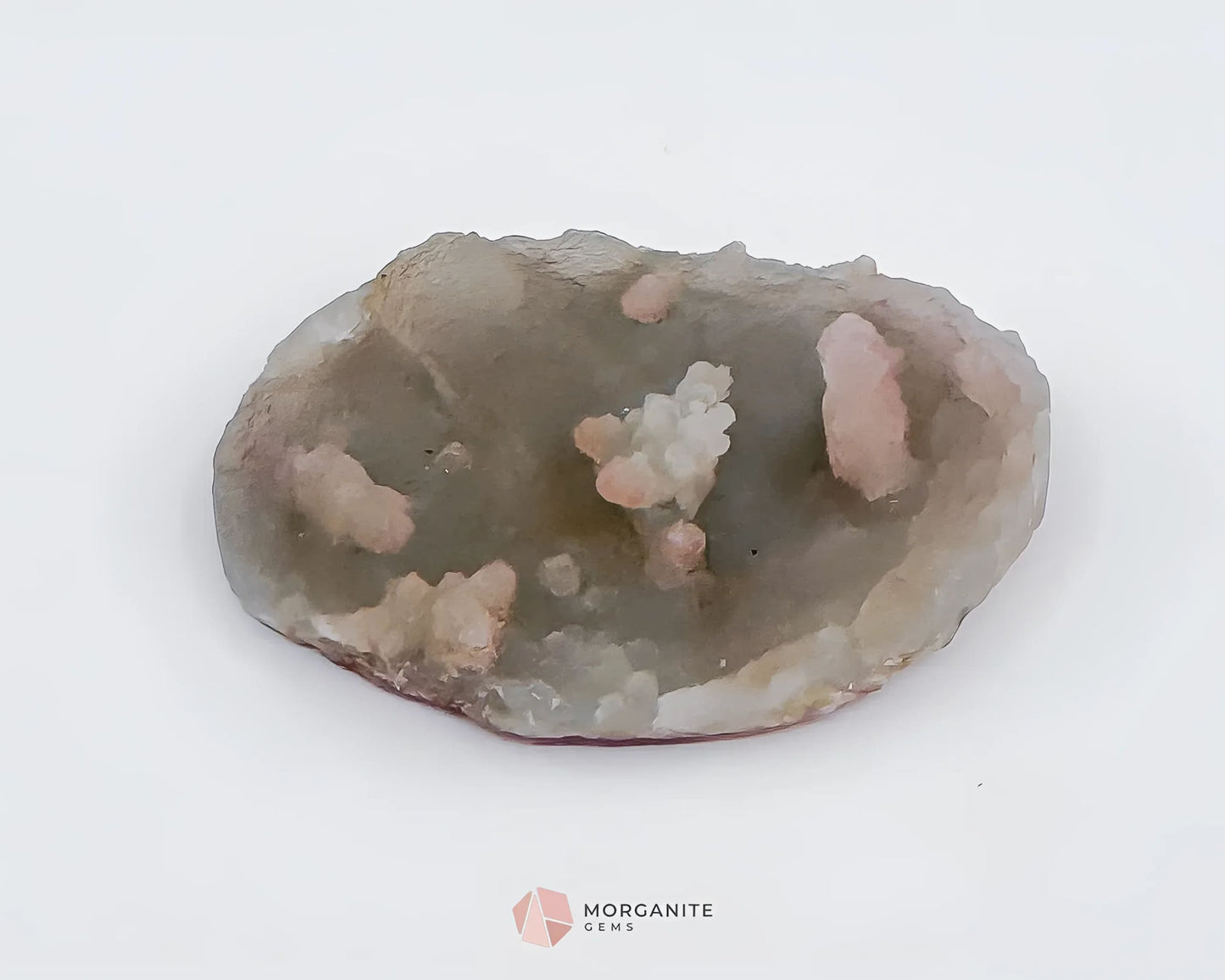 36g Apophyllite and Stilbite on Chalcedony – Unique Crystal Specimen
