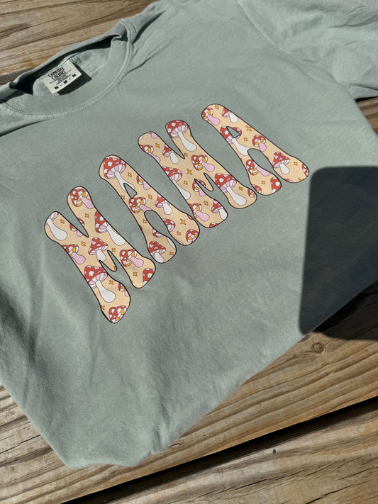 Mushroom Mama - comfort colors Tshirt