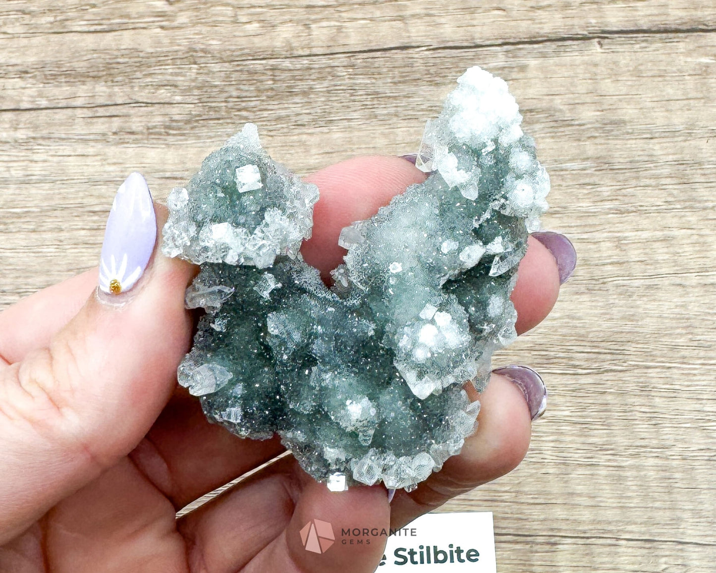 40g Apophyllite and Stilbite on Chalcedony – Natural Crystal Specimen