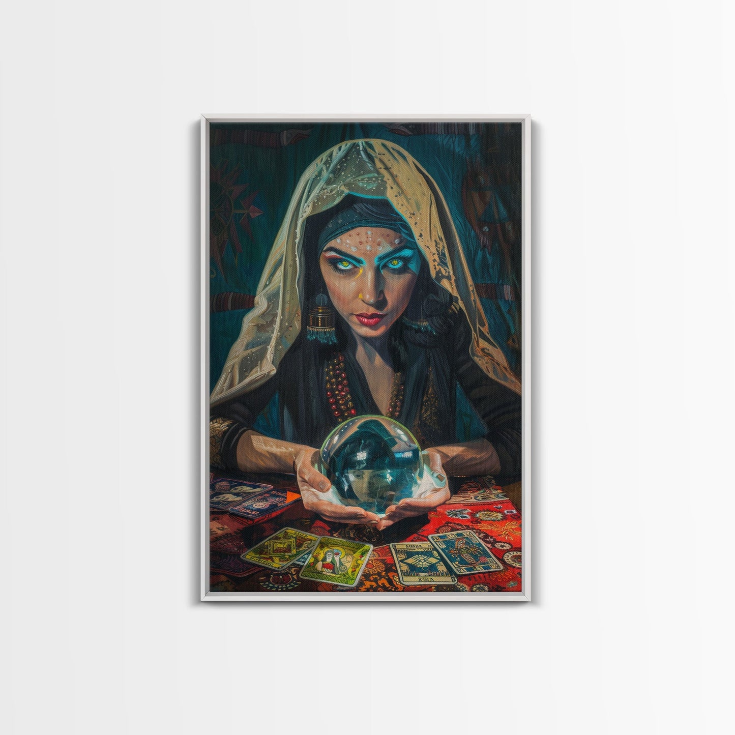 Fortune Teller with Crystal Ball Wall Art
