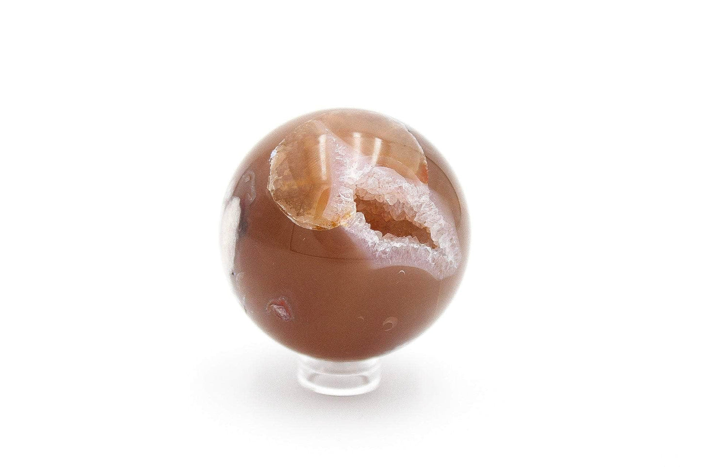 Black Flower Agate Sphere A+ Grade 50mm