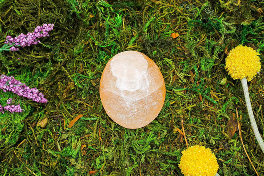 Peach Selenite Palms