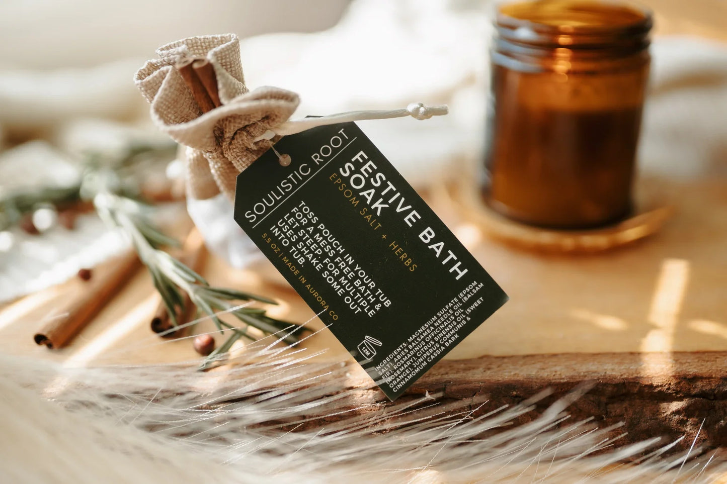 Festive Bath Soaks -Stocking Stuffers & Christmas Ornaments