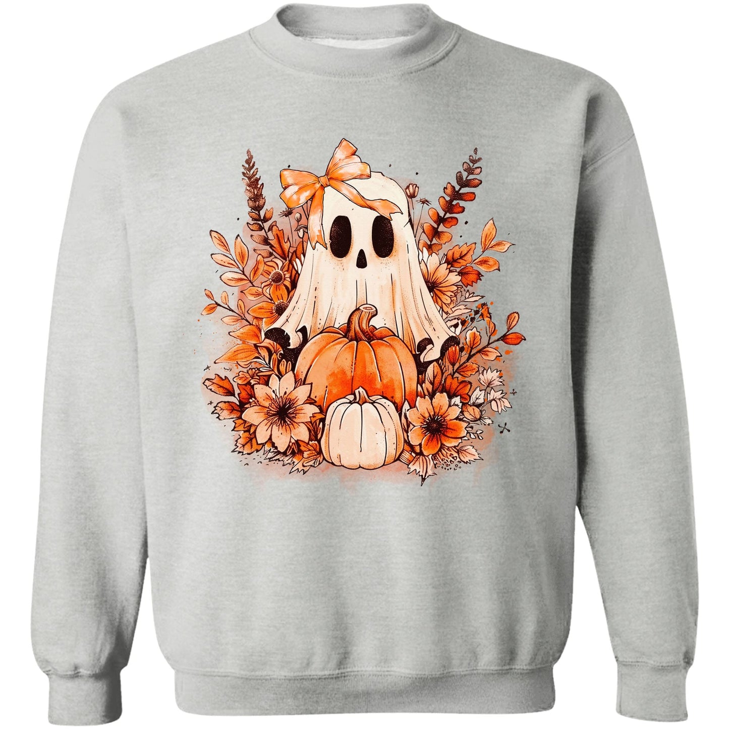 Retro Ghost Pumpkin - Sweatshirt