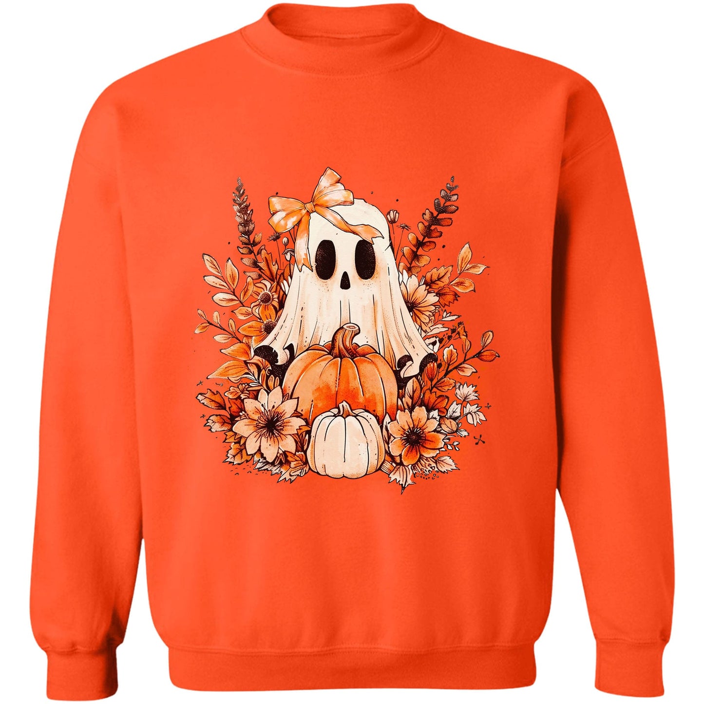 Retro Ghost Pumpkin - Sweatshirt