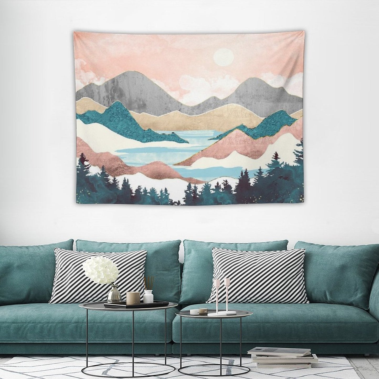 Lake Sunrise Tapestry