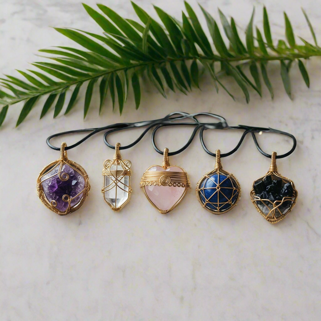 Iamevibez Gold plated non-tarnishing wire wrapped necklace