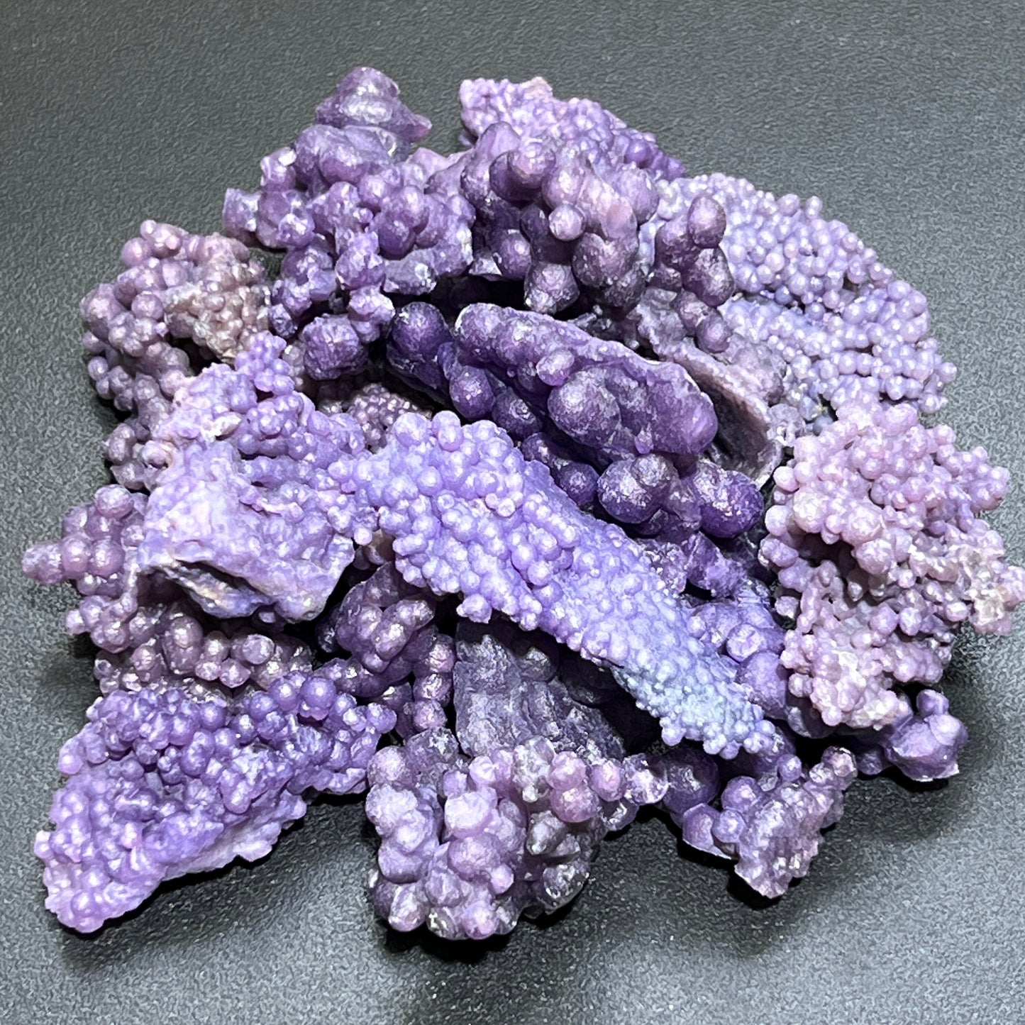 Purple Grape Agate Crystal Clusters