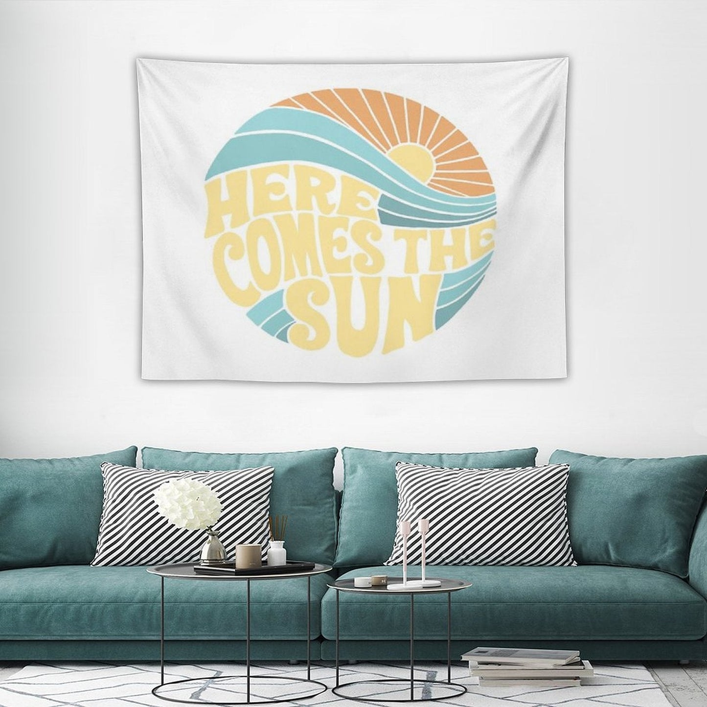 Groovy Here Comes The Sun Tapestry