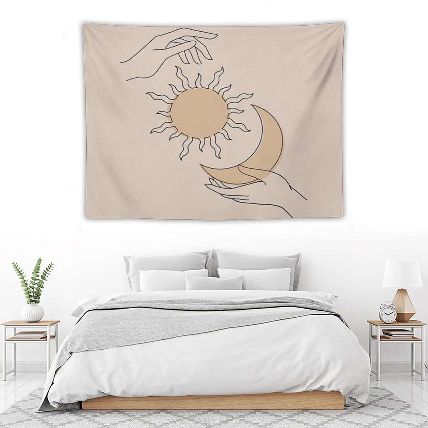 Sun And Moon Tapestry