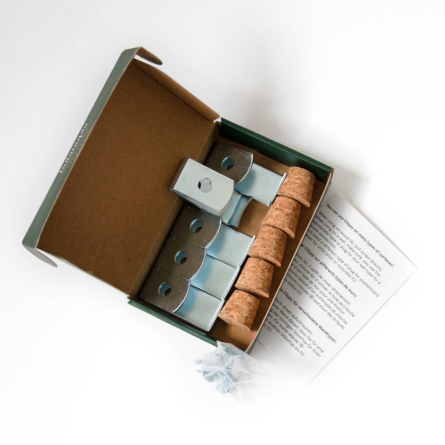 Wall mounting kit for 5 plant pots