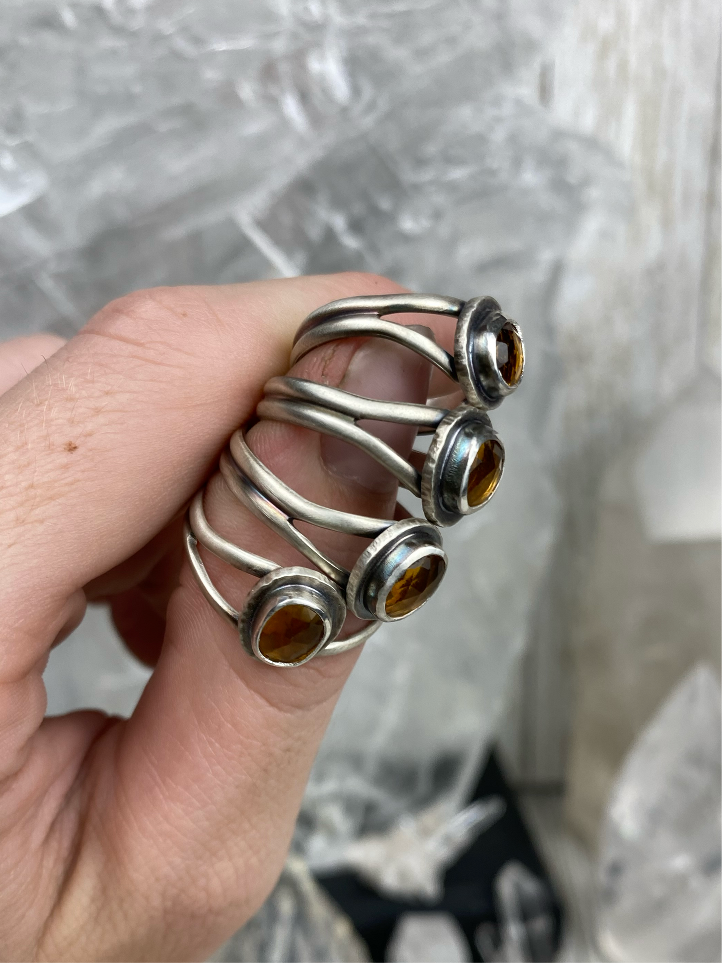 Citrine in Sterling Silver Ring