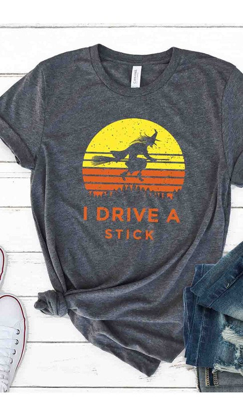 Witch Halloween Graphic Tee T-Shirt