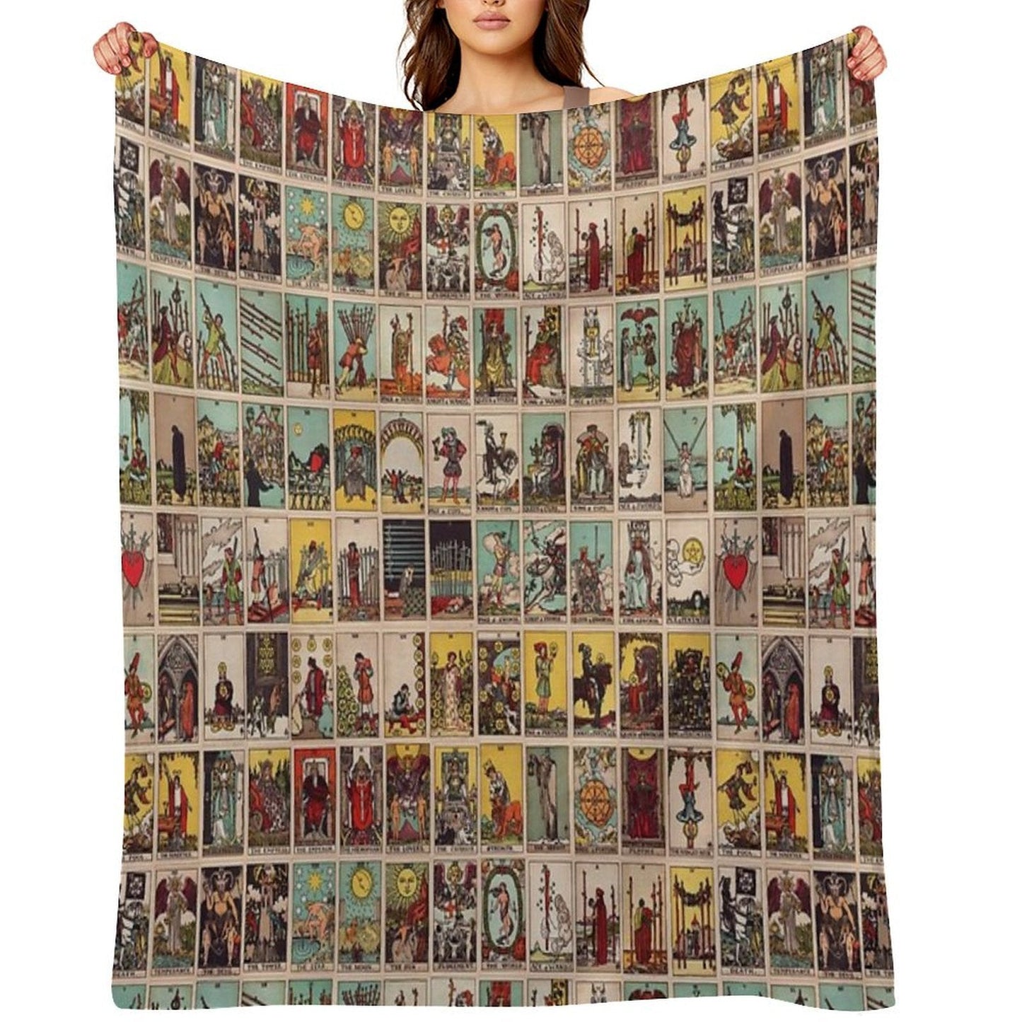 Tarot Deck Throw Blanket