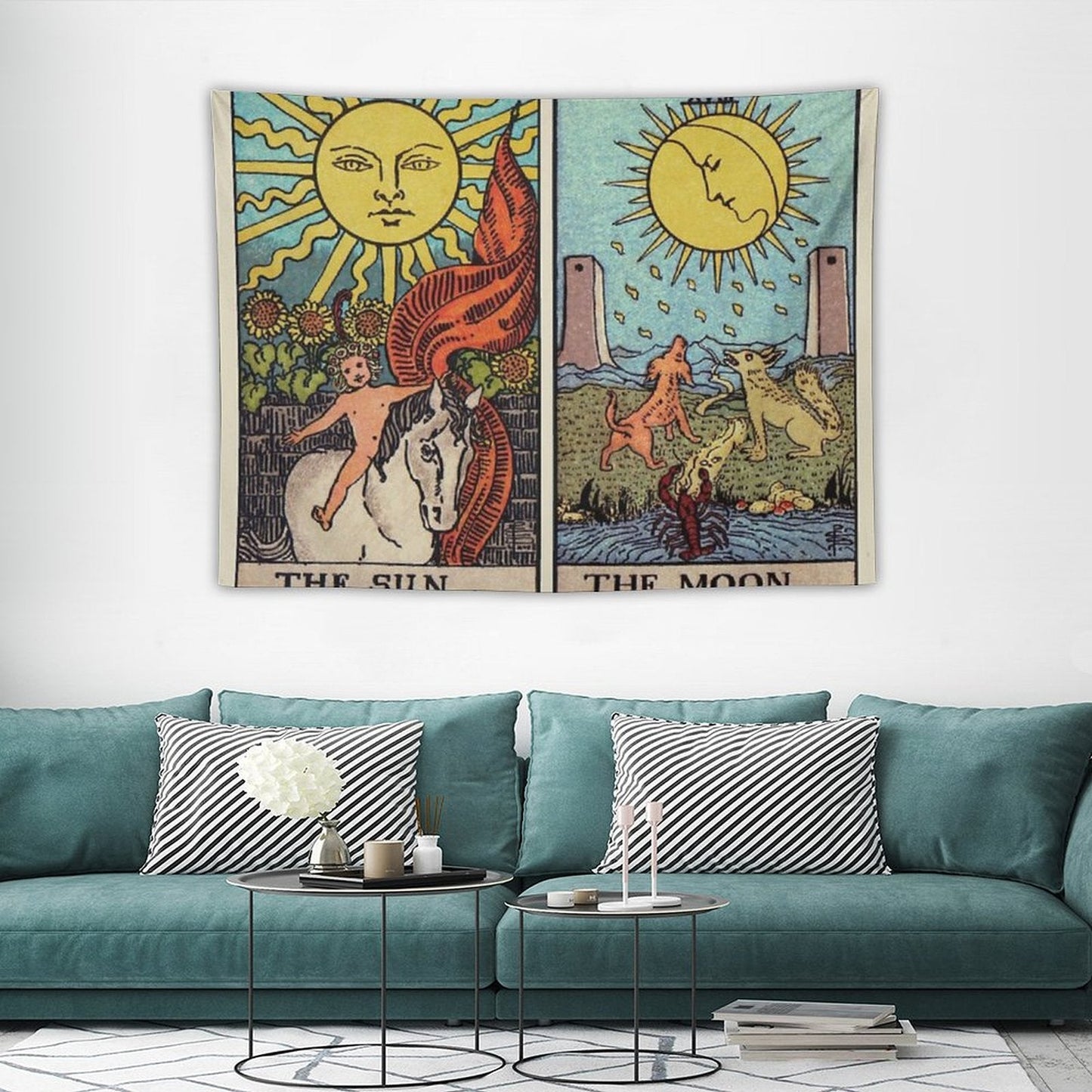 Moon & Sun Tarot Colour Tapestry