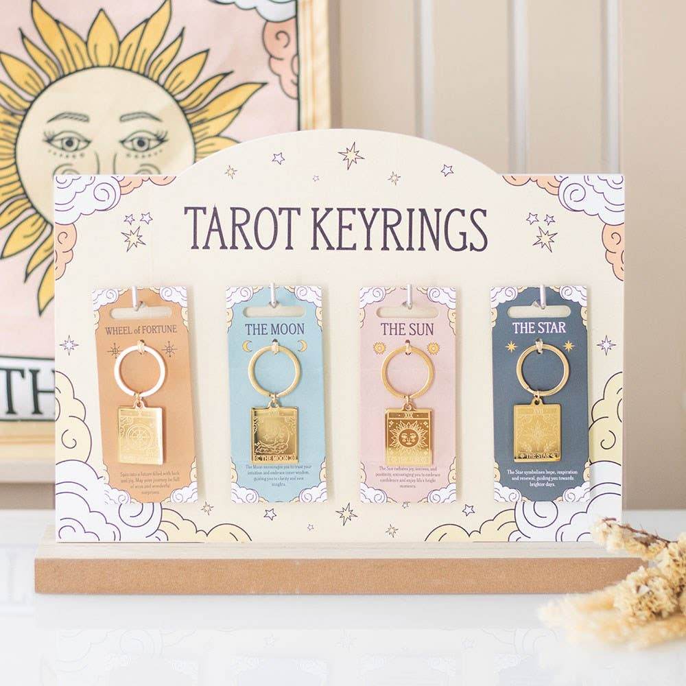Vintage Tarot Card Keychains