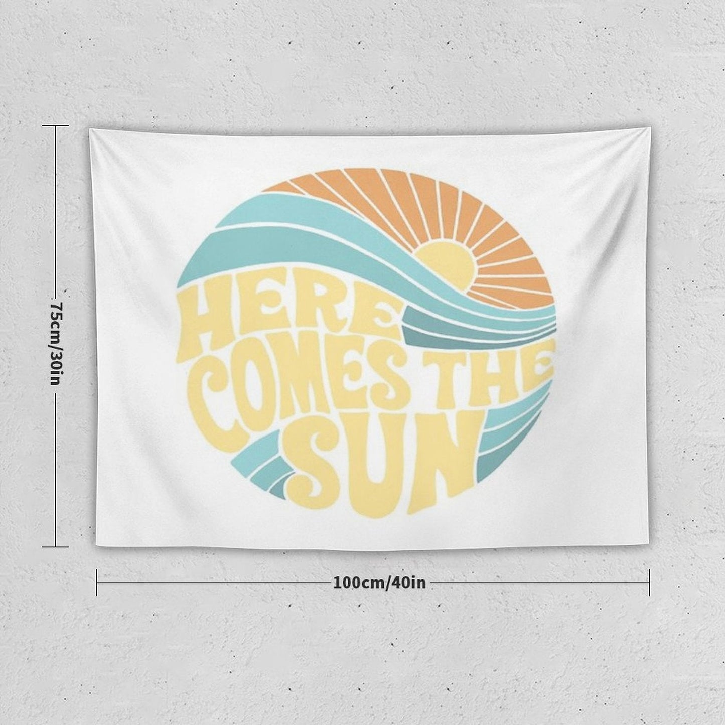 Groovy Here Comes The Sun Tapestry