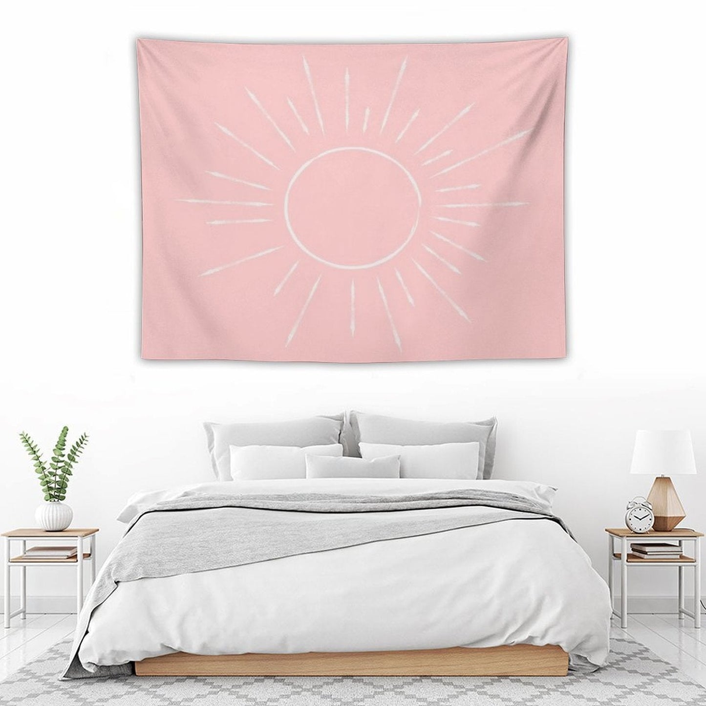 Sunshine on My Mind Pink Tapestry